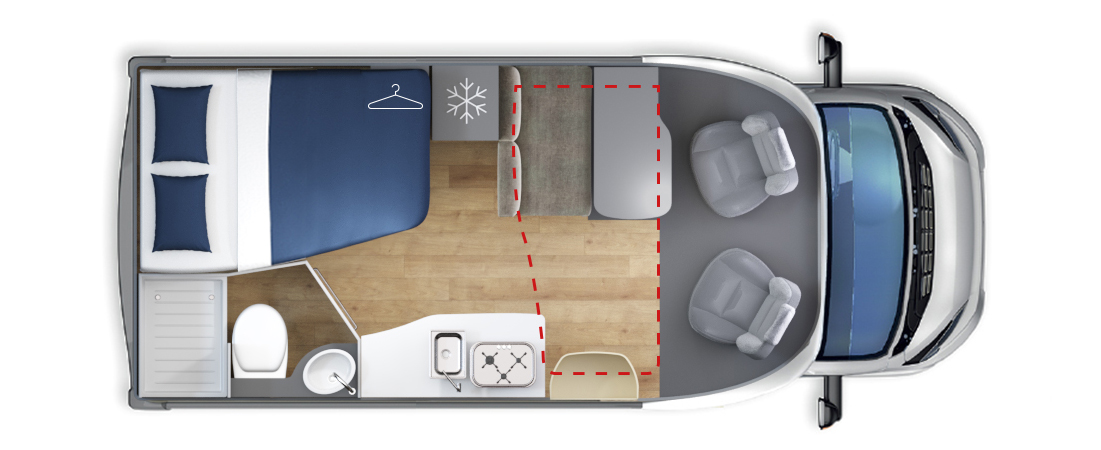 PLA Siena 330 Fransbed en hefbed
