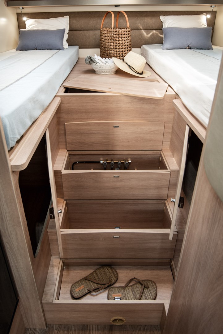 GiottiLine Siena 385 enkelebedden met hefbed 5 pers. Nieuw! model 24