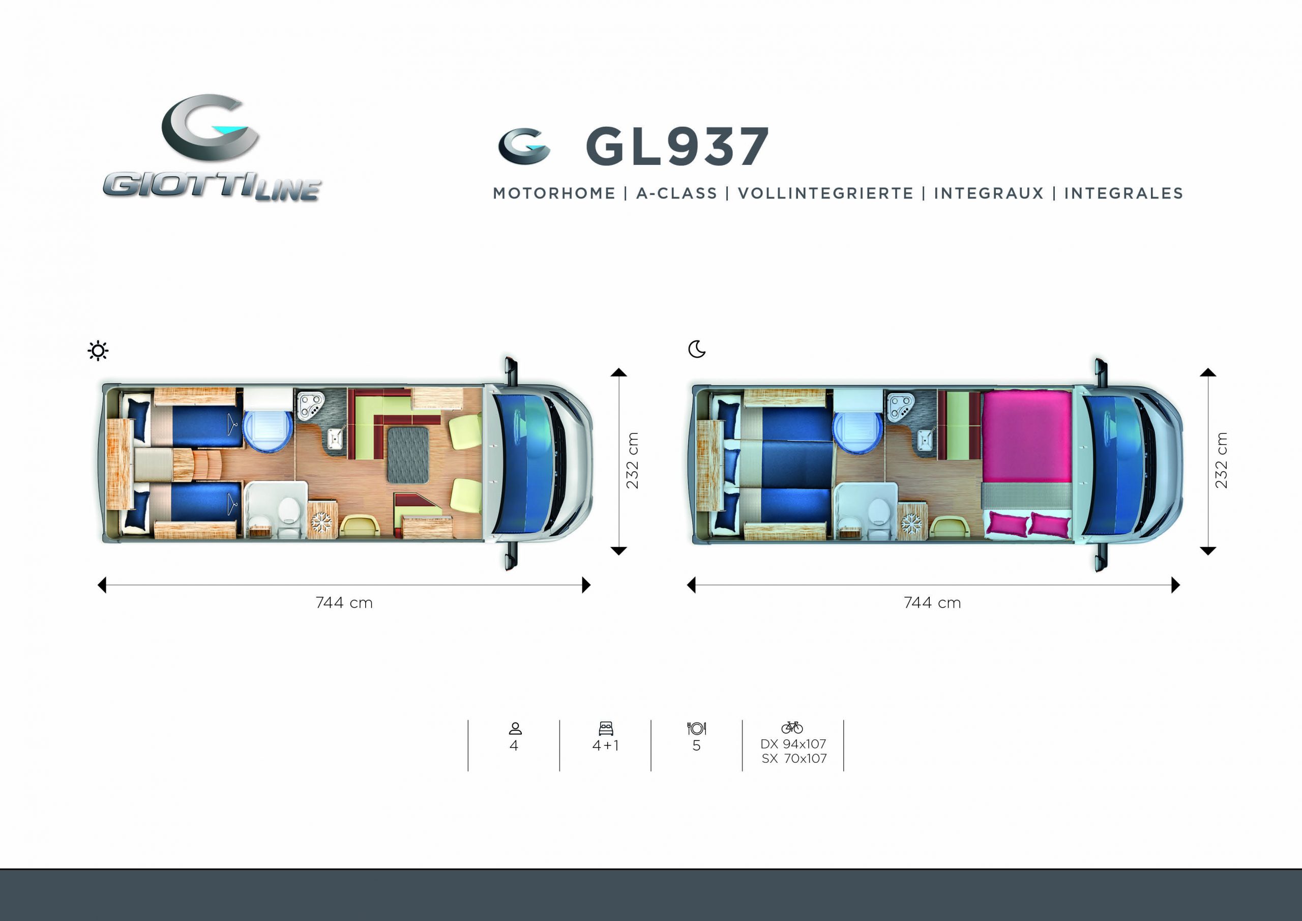 GiottiLine Therry G937 Lengtebedden