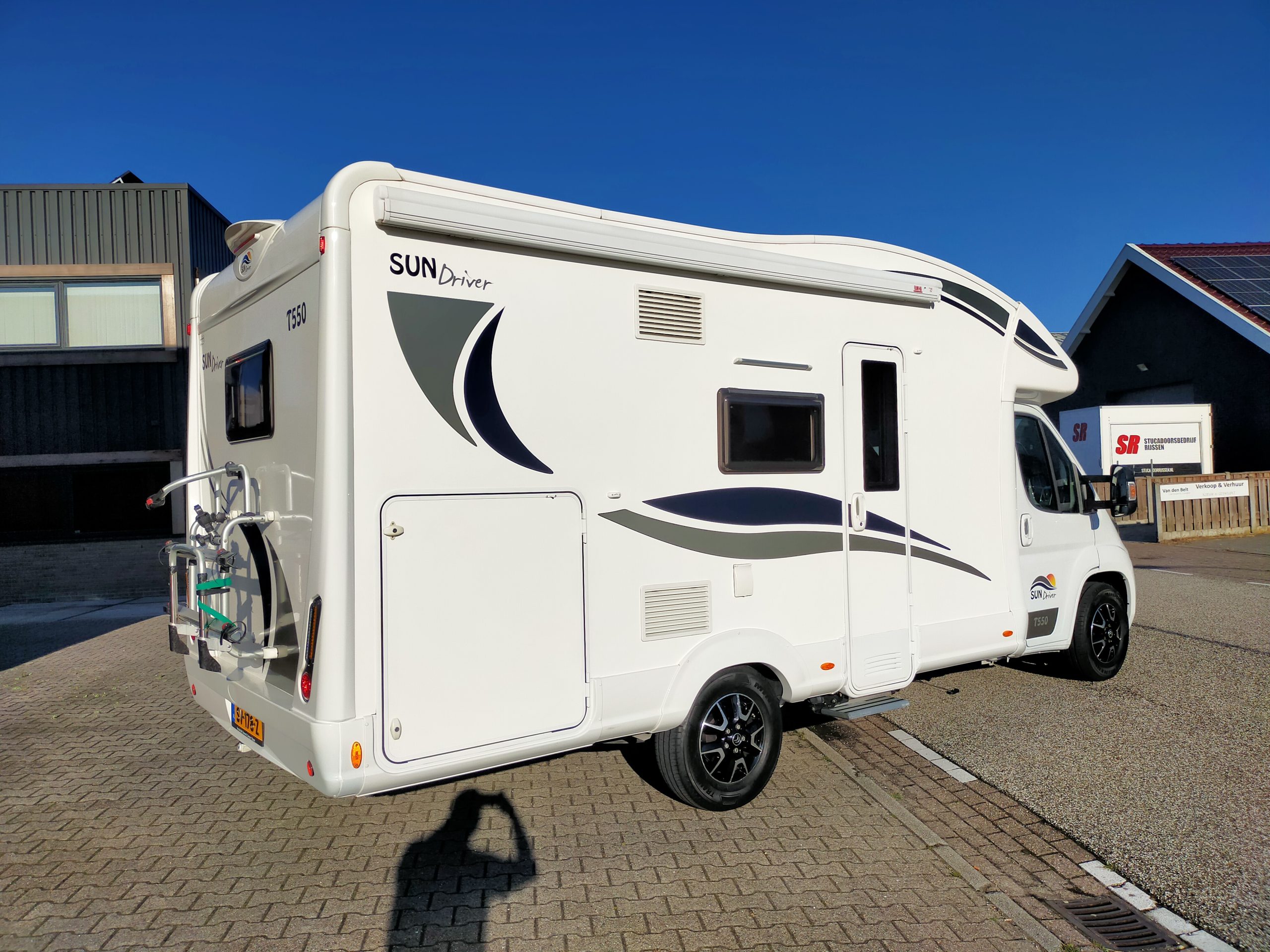 Sun Driver T550 dwarsbed en hefbed 5 persoons!